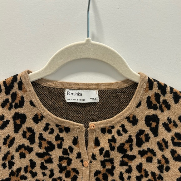 Bershka Leopard Cardigan - Picture 2 of 6